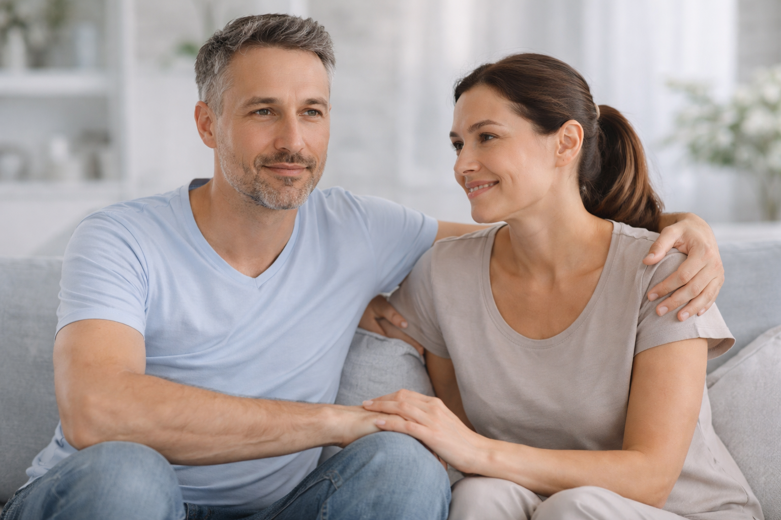 Before and after of non-surgical treatment for body contouring